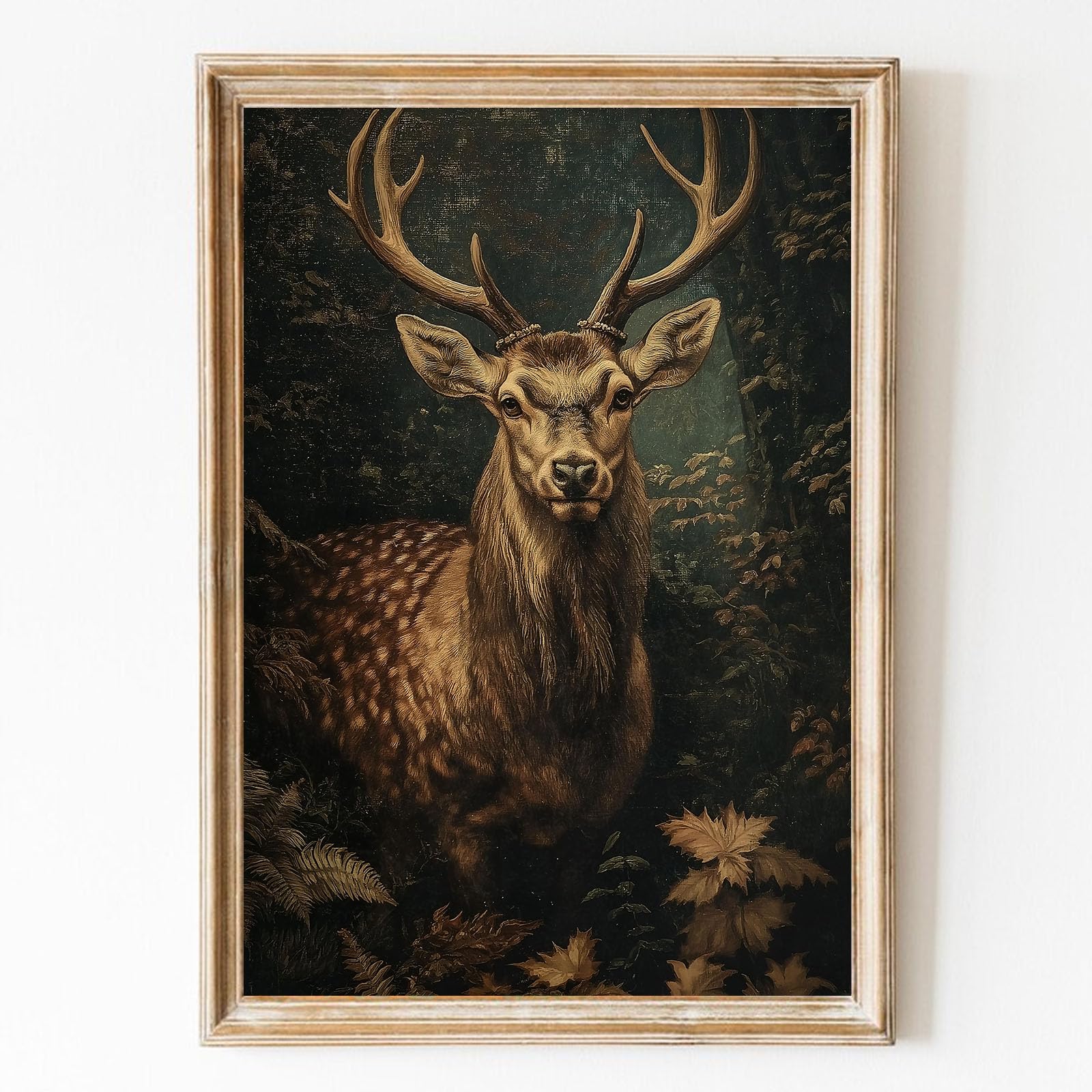 Amazon.com: Deer Canvas Wall Art Vintage Deer Animal Poster