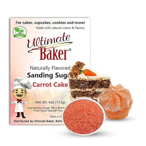 Miniatura 7 de Ultimate Baker Azúcar de lijado saborizado (1 x 4 onzas), explosión de sabor y color para pasteles, galletas y más, totalmente natural, perfecto
