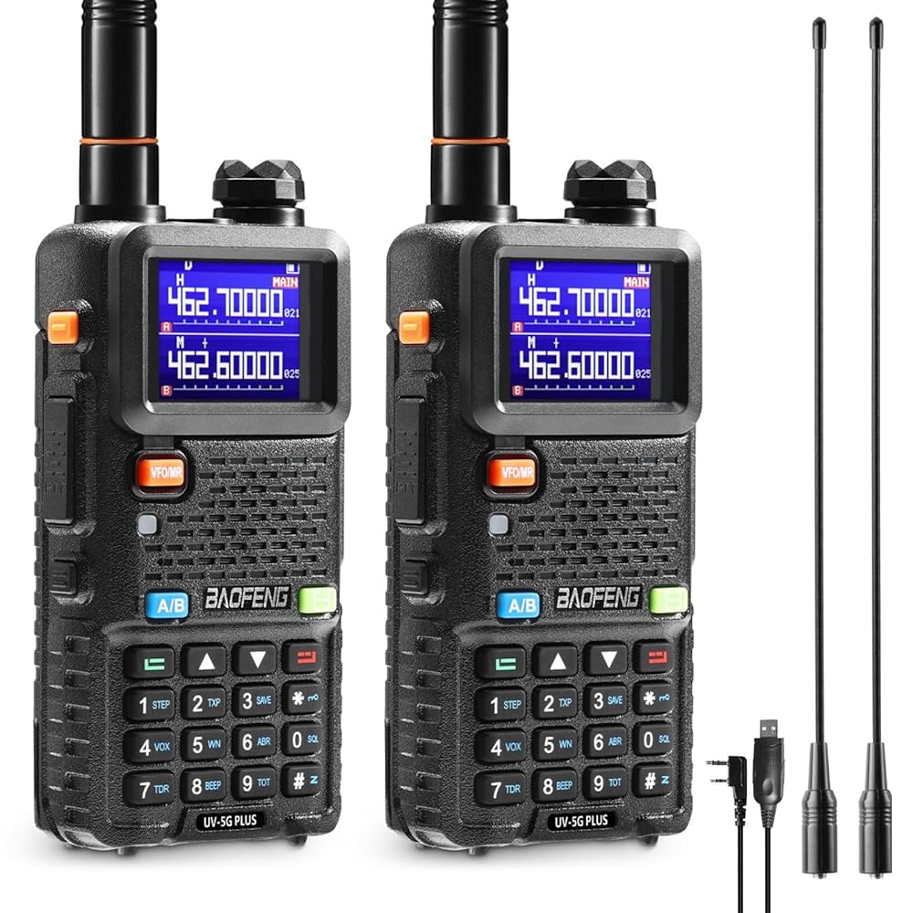 Amazon.com: [Chirp Compatible] BAOFENG UV-5G Plus GMRS