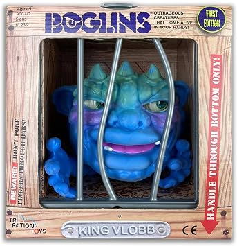 Boglins King Vlobb 8 Collectible Figure with Super Stretchy Skin & Movable Eyes and Mouth, Popular Retro Toy from The 80s for Kids and Collectors