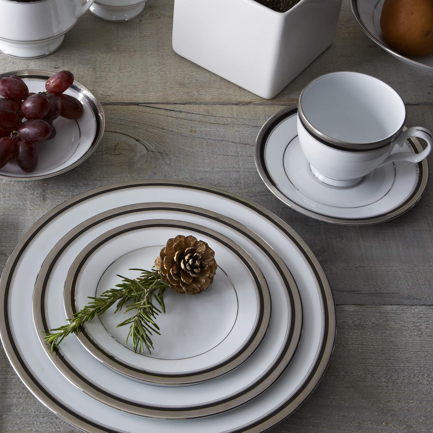 Noritake Austin Platinum Coffee Server