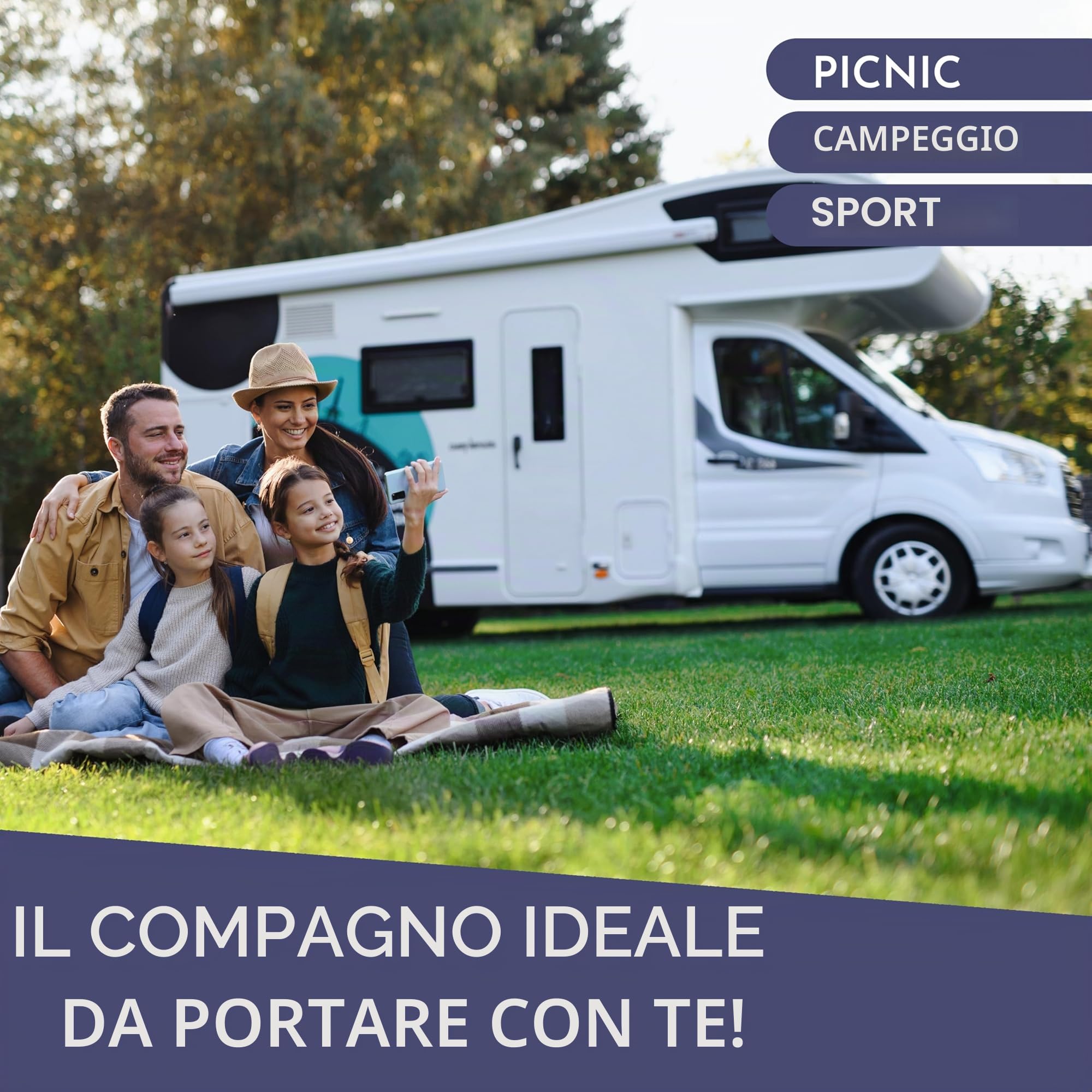 Vaily Borsa termica pieghevole 30 l per auto spiaggia viaggio frigo pranzo picnic campeggio