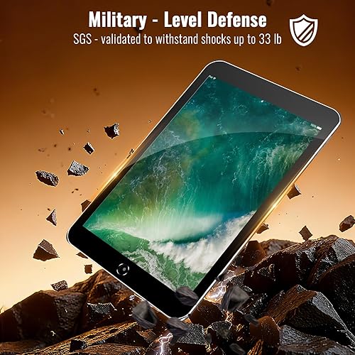 Miniatura 3 de avakot Protector de pantalla de privacidad para iPad 6 generación de 9.7 pulgadas, película de vidrio templado privado para iPad 5 generación de 9.7