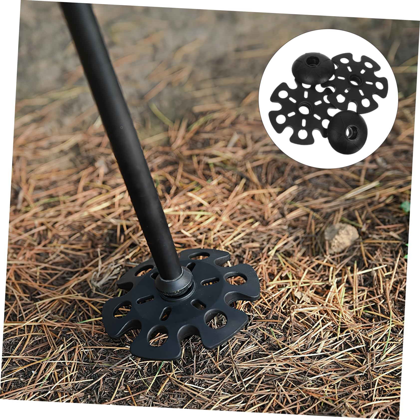 YARNOW Kit D'accessoires pour Bâtons d'alpinisme 4 Pièces Remplacement De Pointe De De Marche pour La Randonnée Et Le Trekking