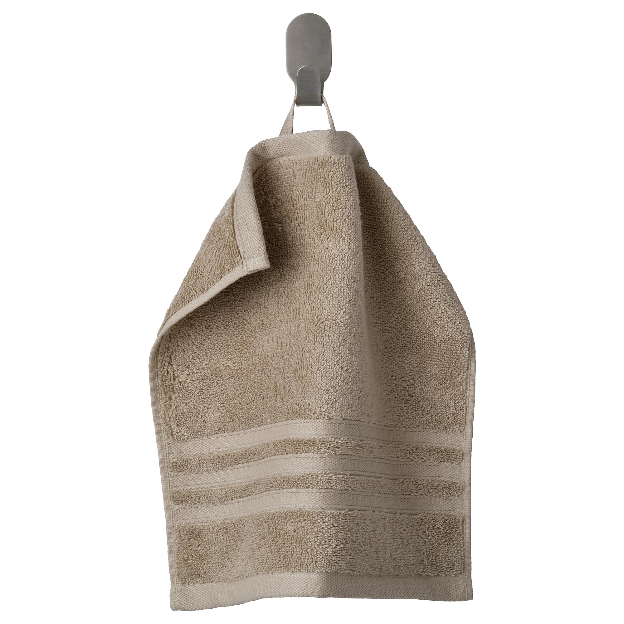 Gant de toilette compact beige BROKGLIM ProTuning absorbant 30x30