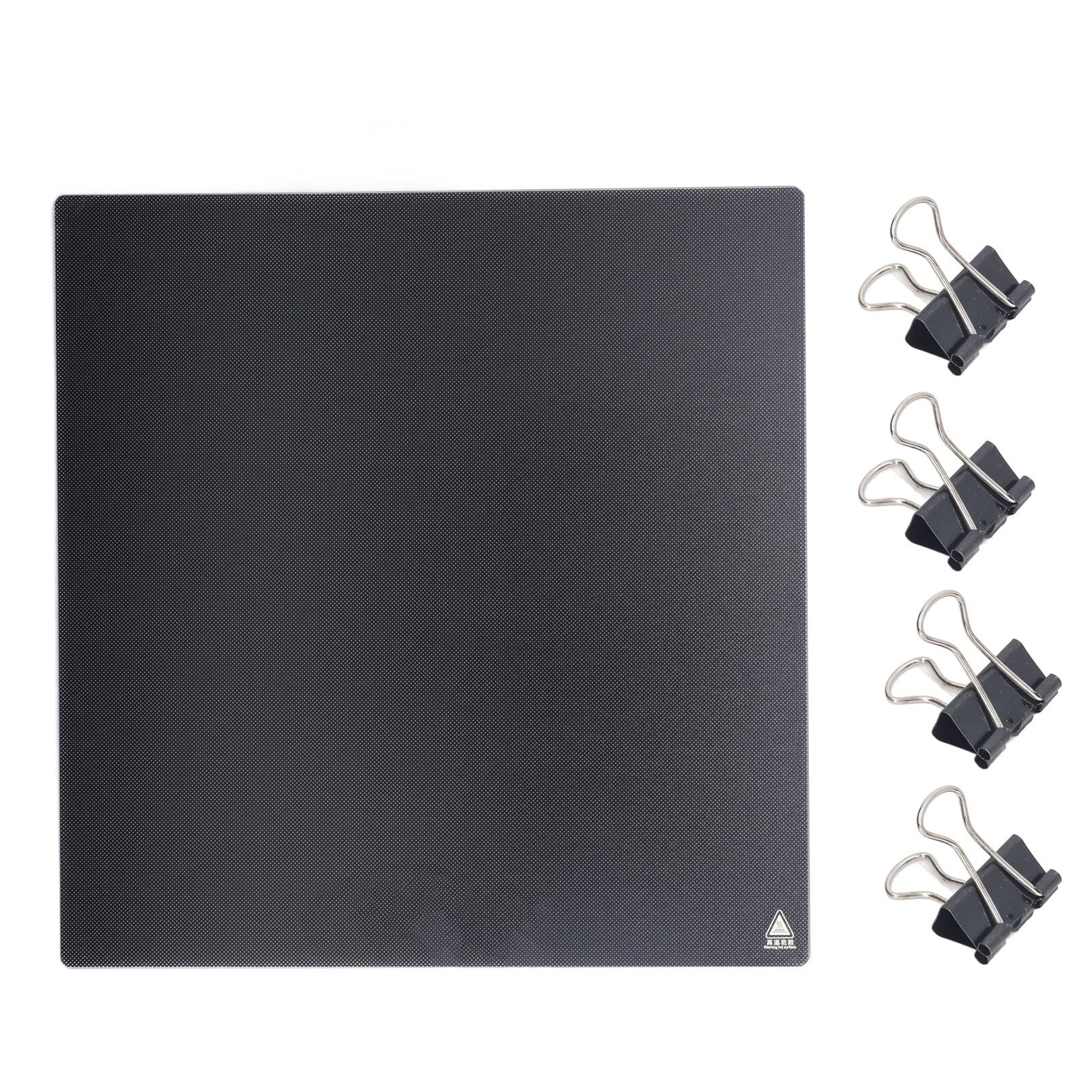 Focket Podest do Drukarki 3D 320x310x4mm Szkło Hartowane, Mocna | Płyta montażowa ze szkła hartowanego z powłoką mikroporowatą, łatwe usuwanie modelu dla CR10 V2, CR X, CR 10S PRO, Ender 3