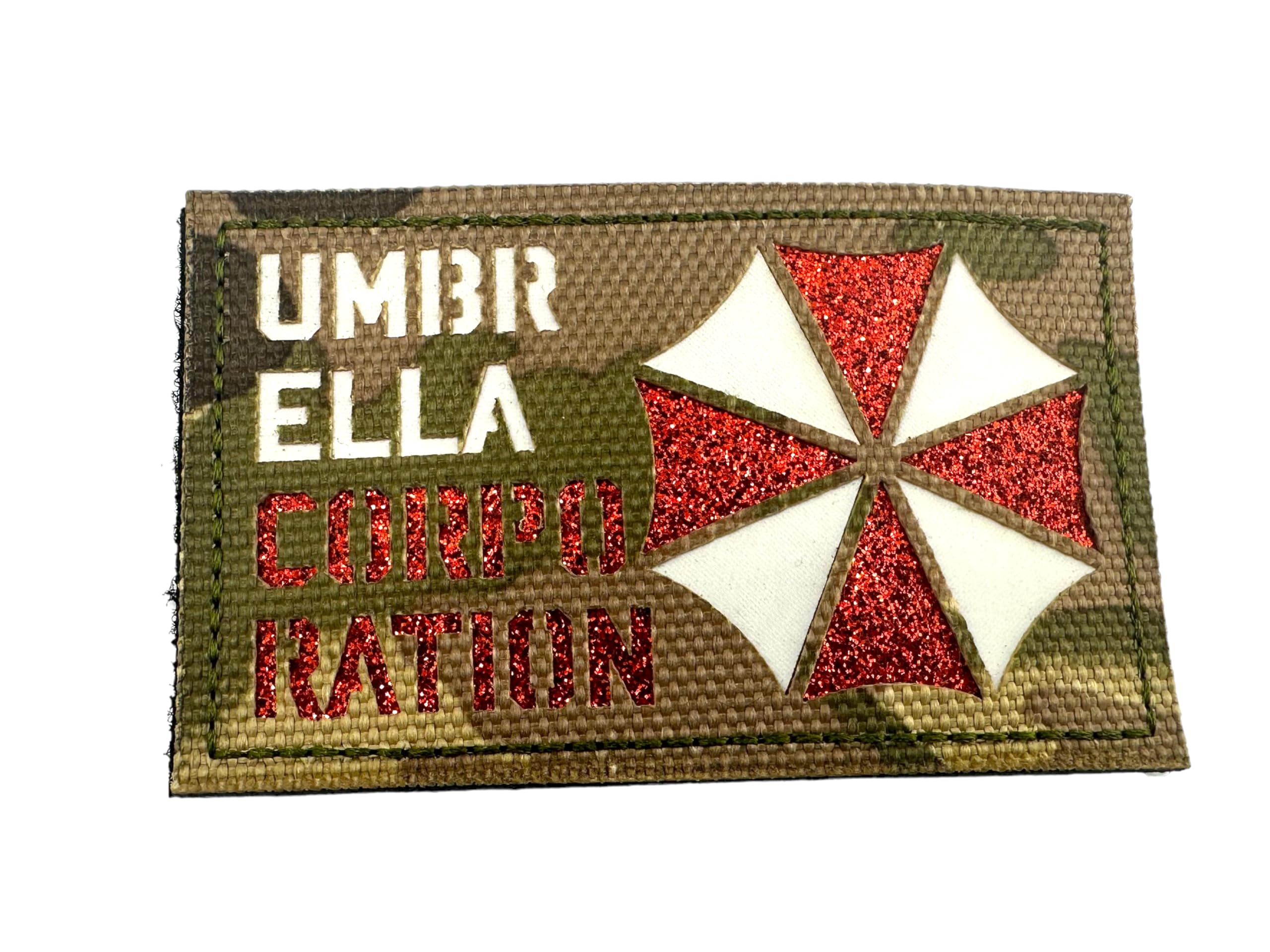 Patch Nation Umbrella Corporation Multicam Flag Tactical Laser Cut Airsoft Field Patch