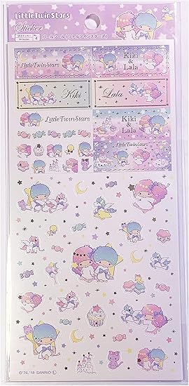 Amazon Co Jp リトルツインスターズ キキララ パールシール 手帳やお手紙にワンポイント 可愛いシールがたくさん メーカー生産終了品 文房具 オフィス用品