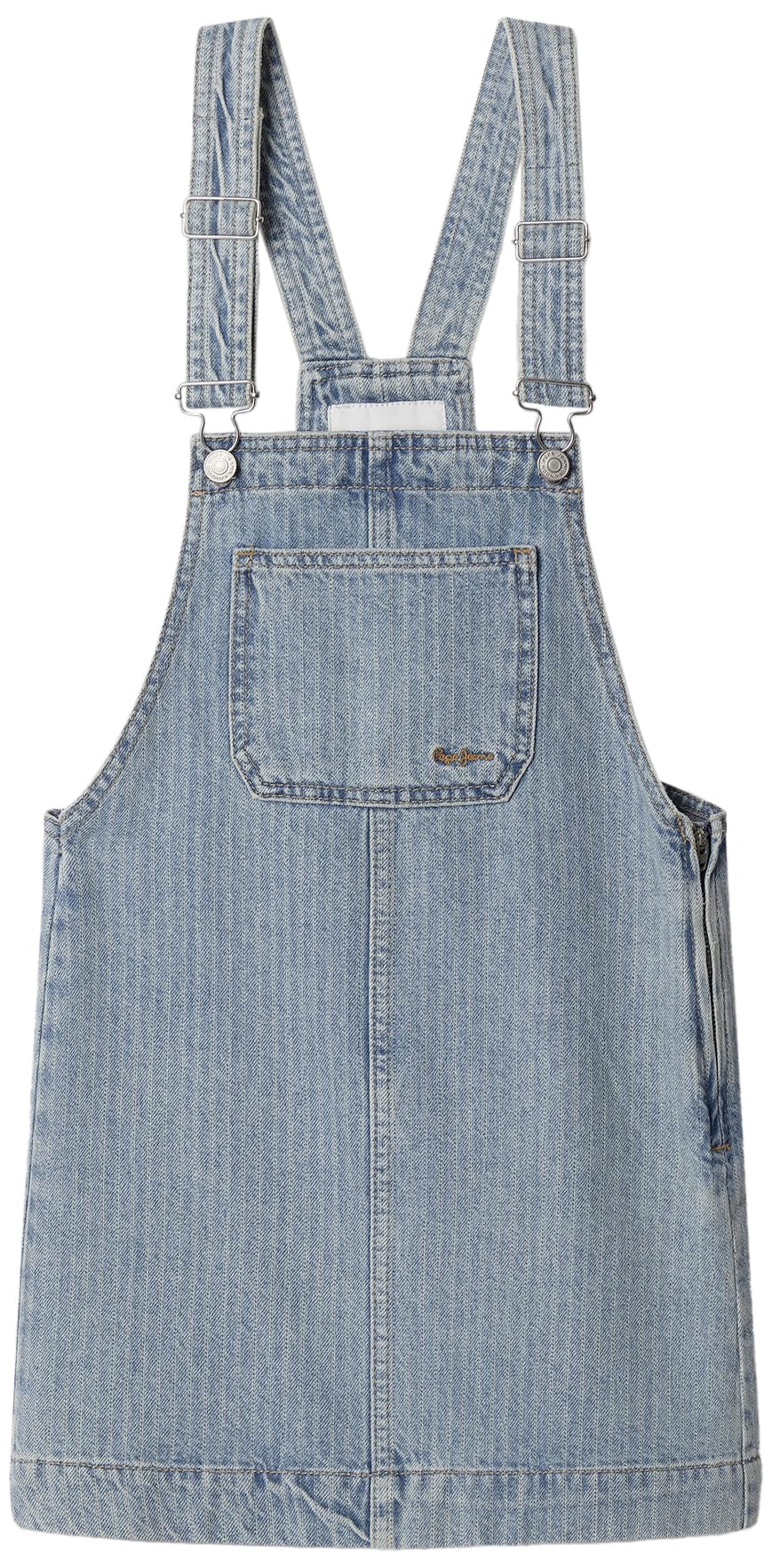 Pepe Jeans Mädchen Pinafore Dungaree Dress Stripe Kleid