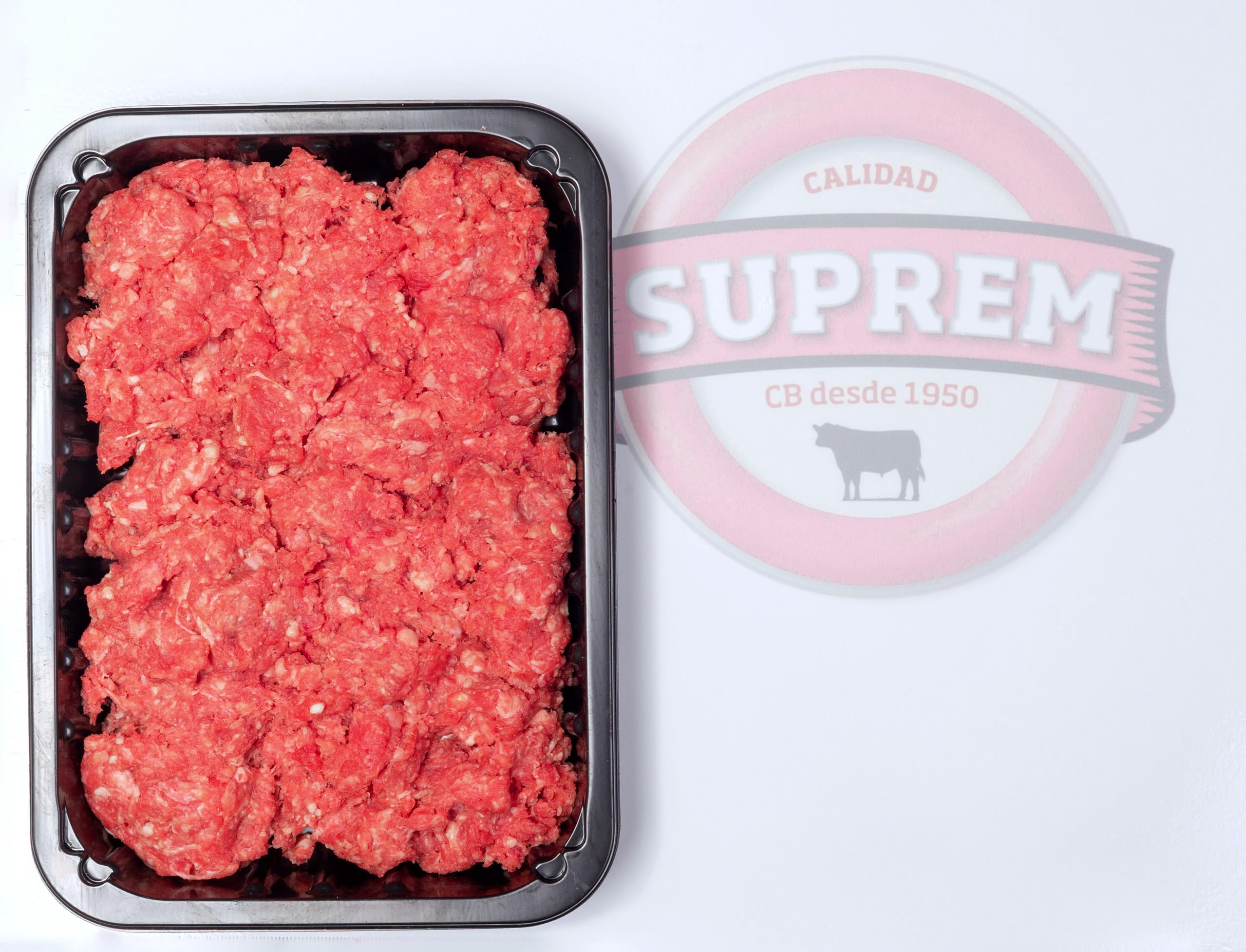 Pack Burger SUPREM Carne Picada Ternera Cerdo 500 gr Hamburguesas Artesanas 8 ud 120 gr