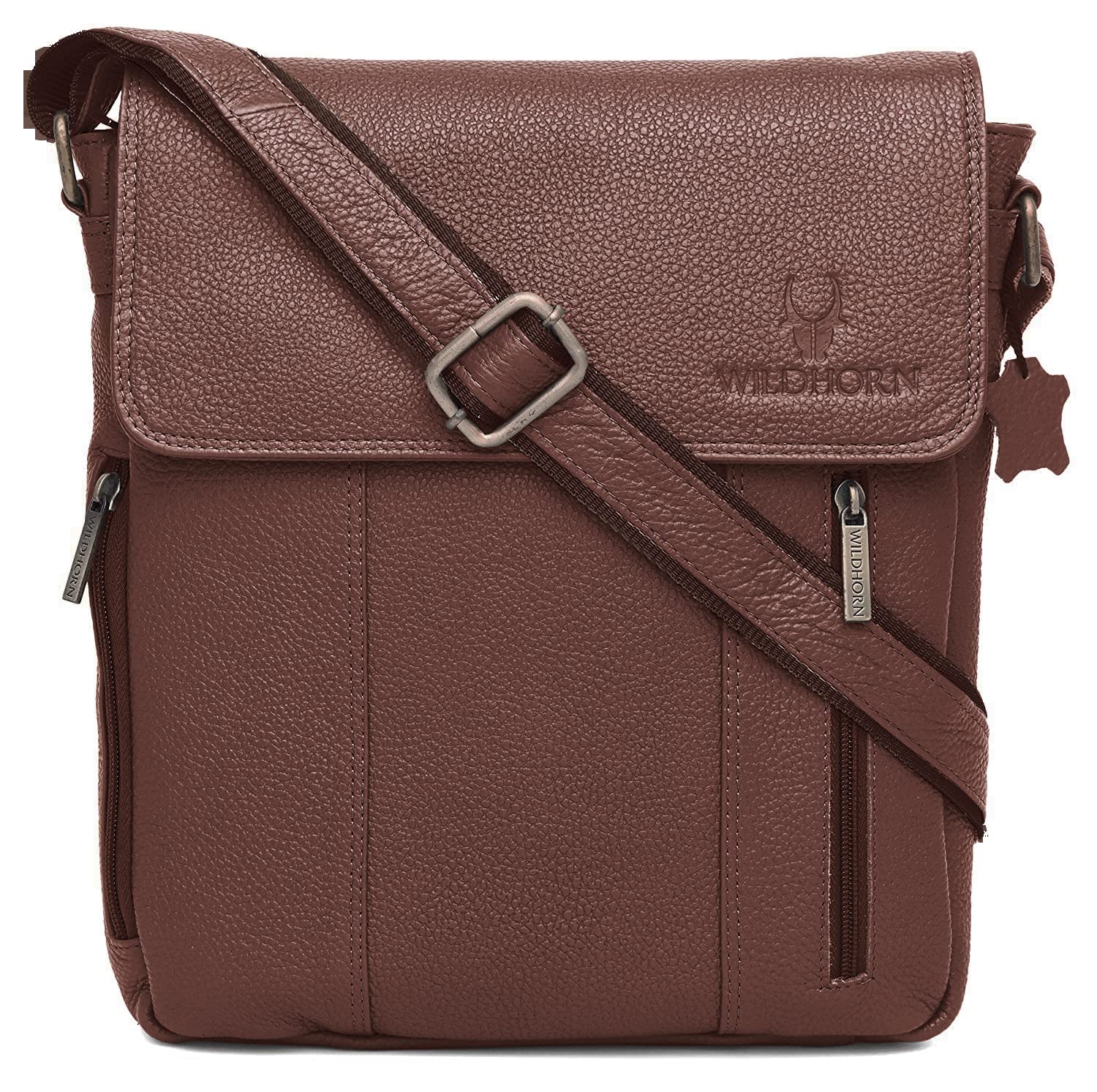 wildhorn Genuine Leather Sling Bag for Men | Stylish, Spacious & Built to Last | Adjustable Strap | 1-Year Warranty-picture-48