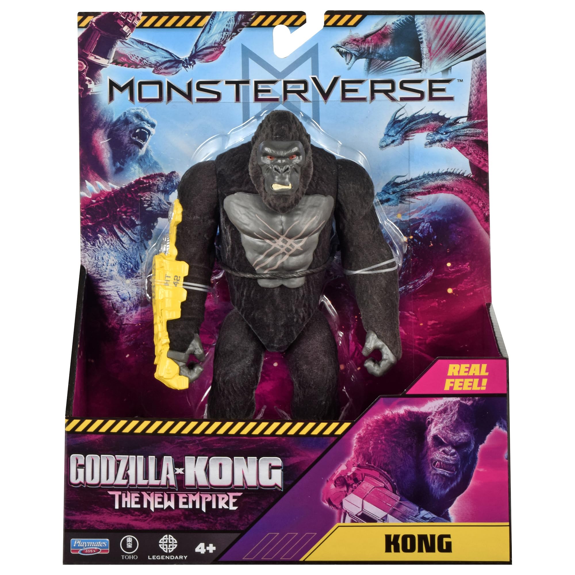 【新品・未開封】 KONG FROM GODZILLA x KONG: MonsterVerse Godzilla x Kong: The New Empire, 6-Inch Real Feel
