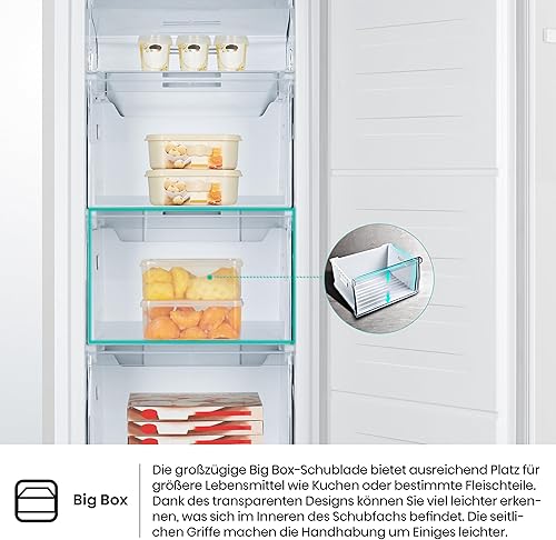 Hisense Congélateur FV191N4AW2/TotalNoFrost/ Superfreze/ Alarme de porte/Multiflow 360°/BigBox/143,4 cm/ compartiment congélateur 147 l/41 dB/ 205 kWh/blanc - 8