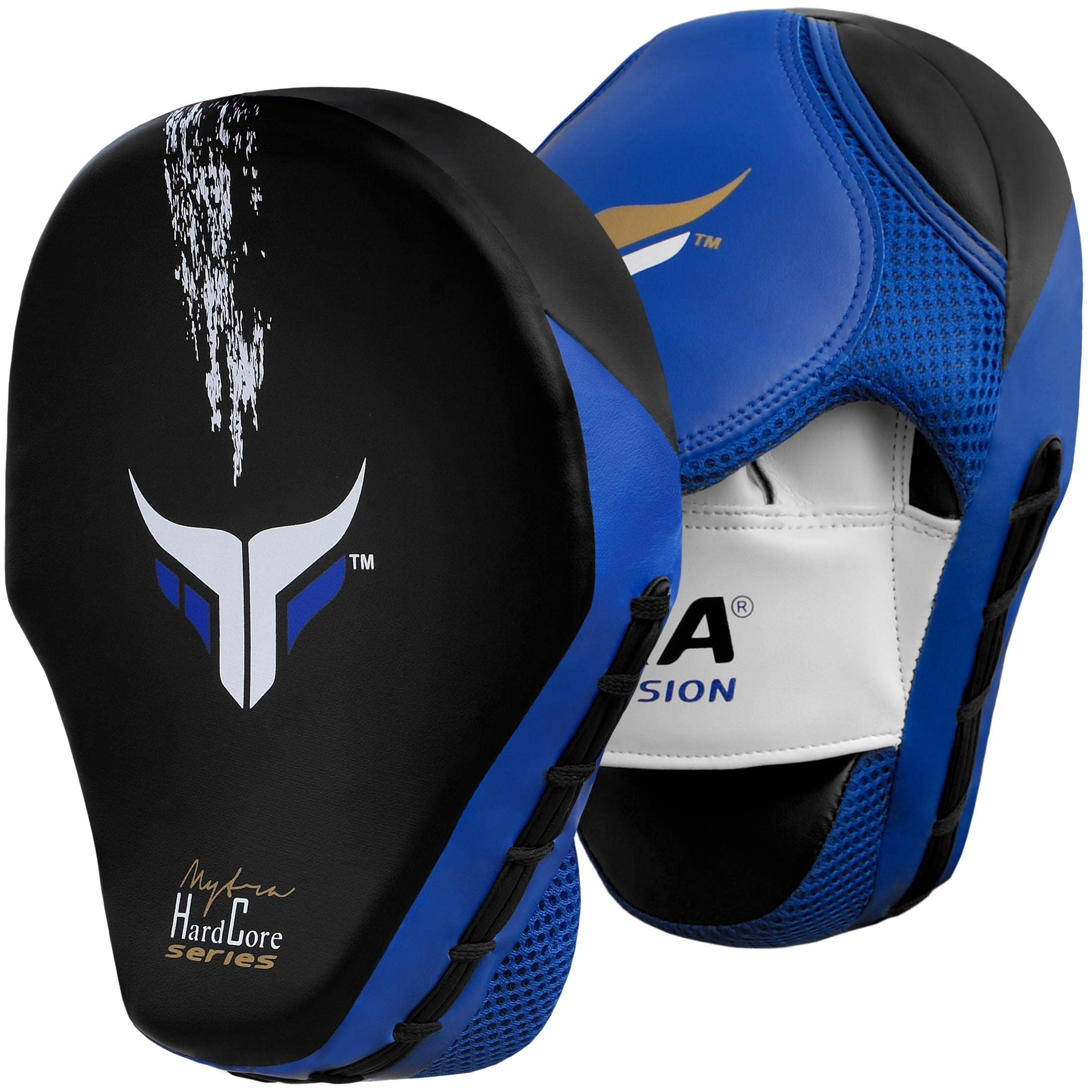 Mytra Fusion Curved colpitori Boxe MMA Muay Thai colpitori per l'allenamento di Karate, Kickboxing e Arti Marziali