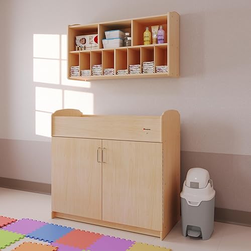 Miniatura 5 de Foundations Mini cubo de pañales manos libres con tapa hermética, eliminación de pañales duradera e inodora, gran capacidad, capacidad para hasta 30