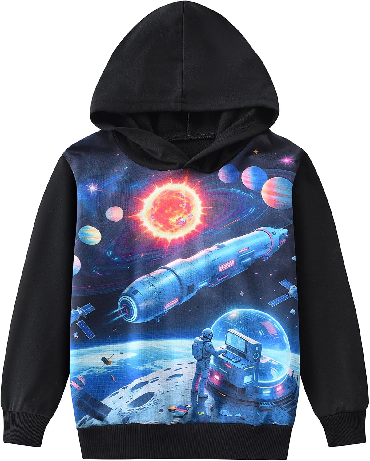 Boys Sweatshirts Dinosaur Hoodie Tops Toddler Hooded T-Shirts Casual Hoodies Long Sleeve Outdoor Outfit