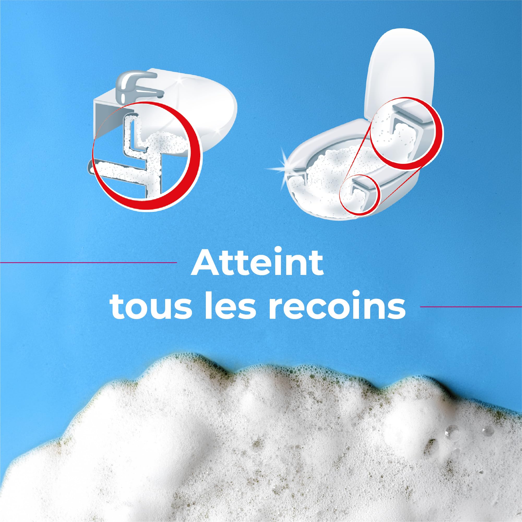Cali-mex Mousse pour le nettoyage des siphons et des canalisations. Élimine les mauvaises odeurs, prévient les blocages et les obstructions dans les lavabos, les douches et les toilettes. 2 kg