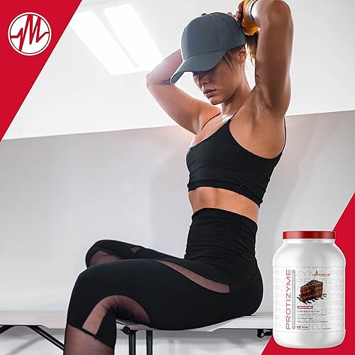 Miniatura 6 de Metabolic Nutrition Protizyme 100 proteína de suero en polvo alta proteína baja en carbohidratos proteína de suero bajo en grasa enzimas digestivas