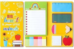 Mentor Teacher Gift From Student Teacher, Teacher Themed Sticky Notes Set