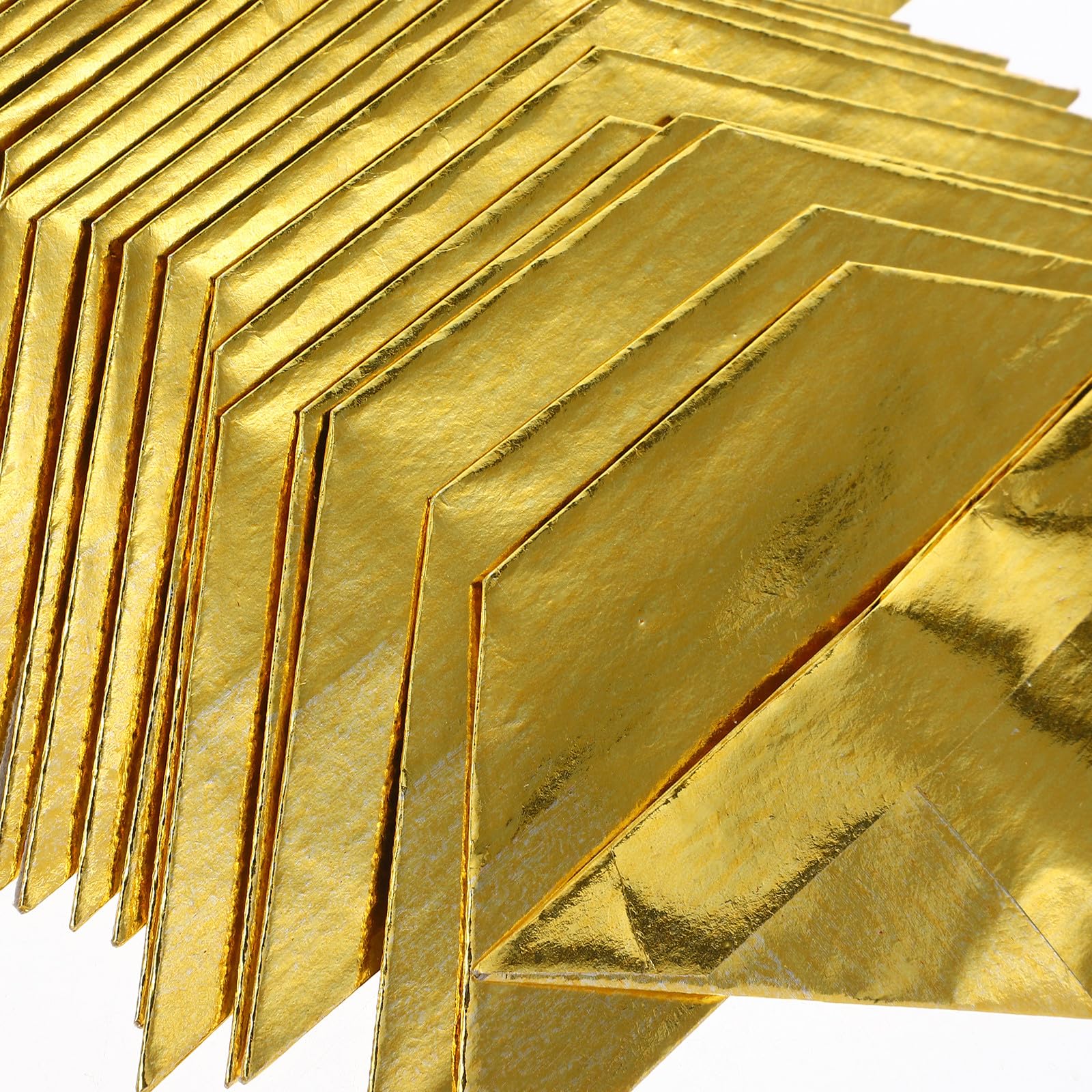 1000 Stück Faltbares Origami Papier in Gold für Qingming Festival und Ahnenverehrung Leichtes Bastelpapier für Komfort und Glücksbringende Rituale