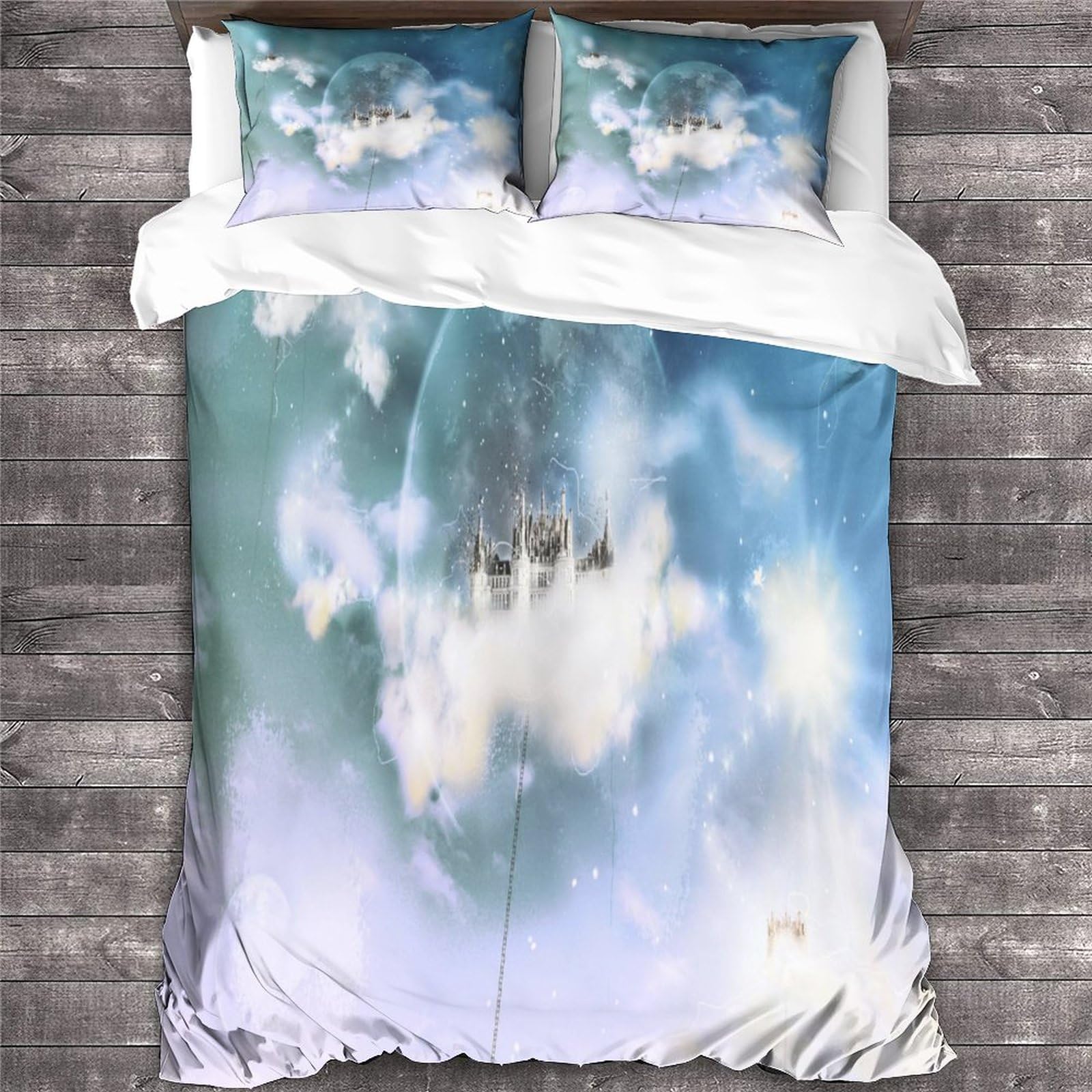 Parure de lit City in The Sky pour chambre ado et adulte évadez-vous chaque nuit