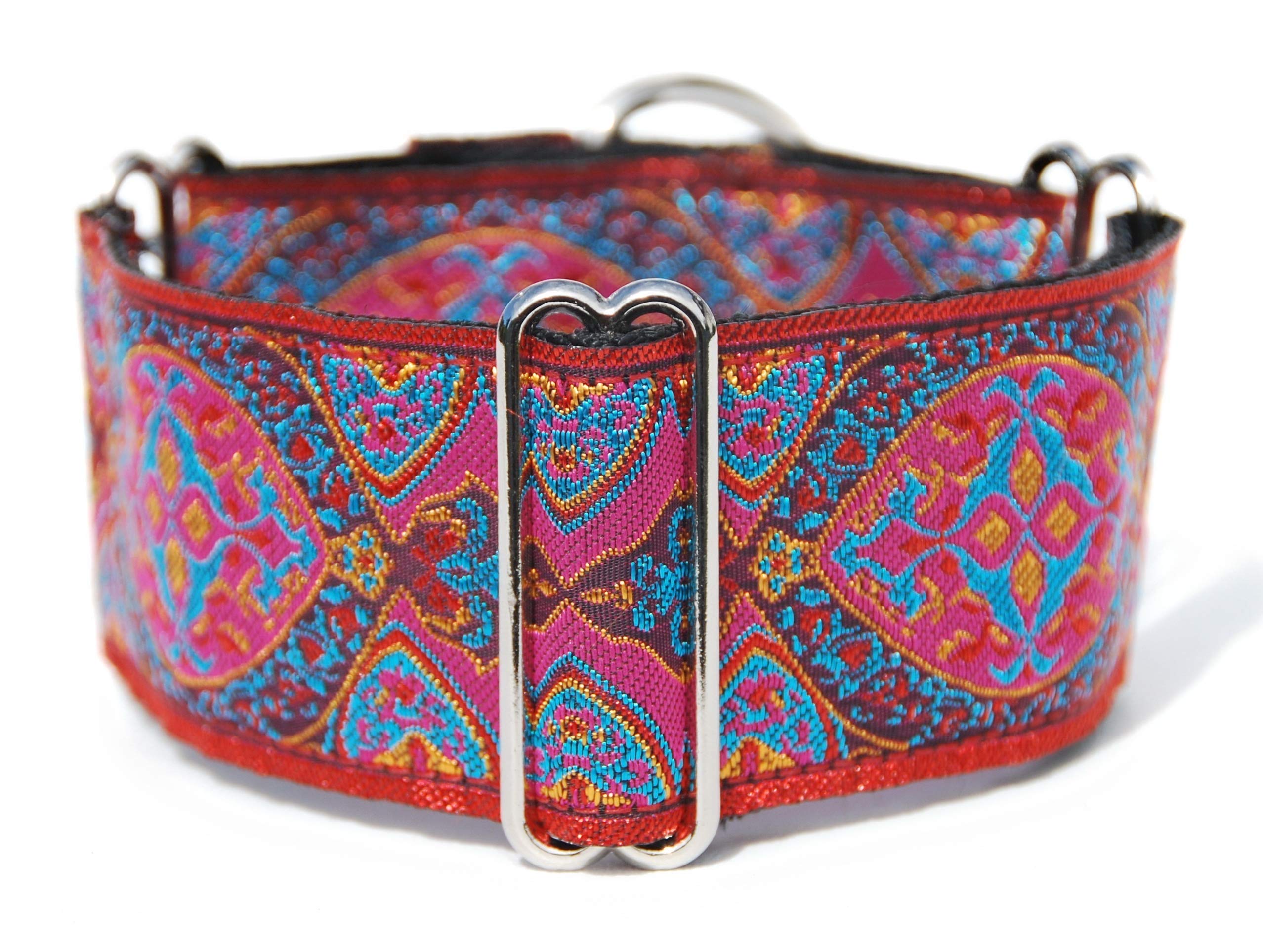 Martingale Greyhound/Saluki/Whippet Dog Collar 2'' Wide (14"-18")