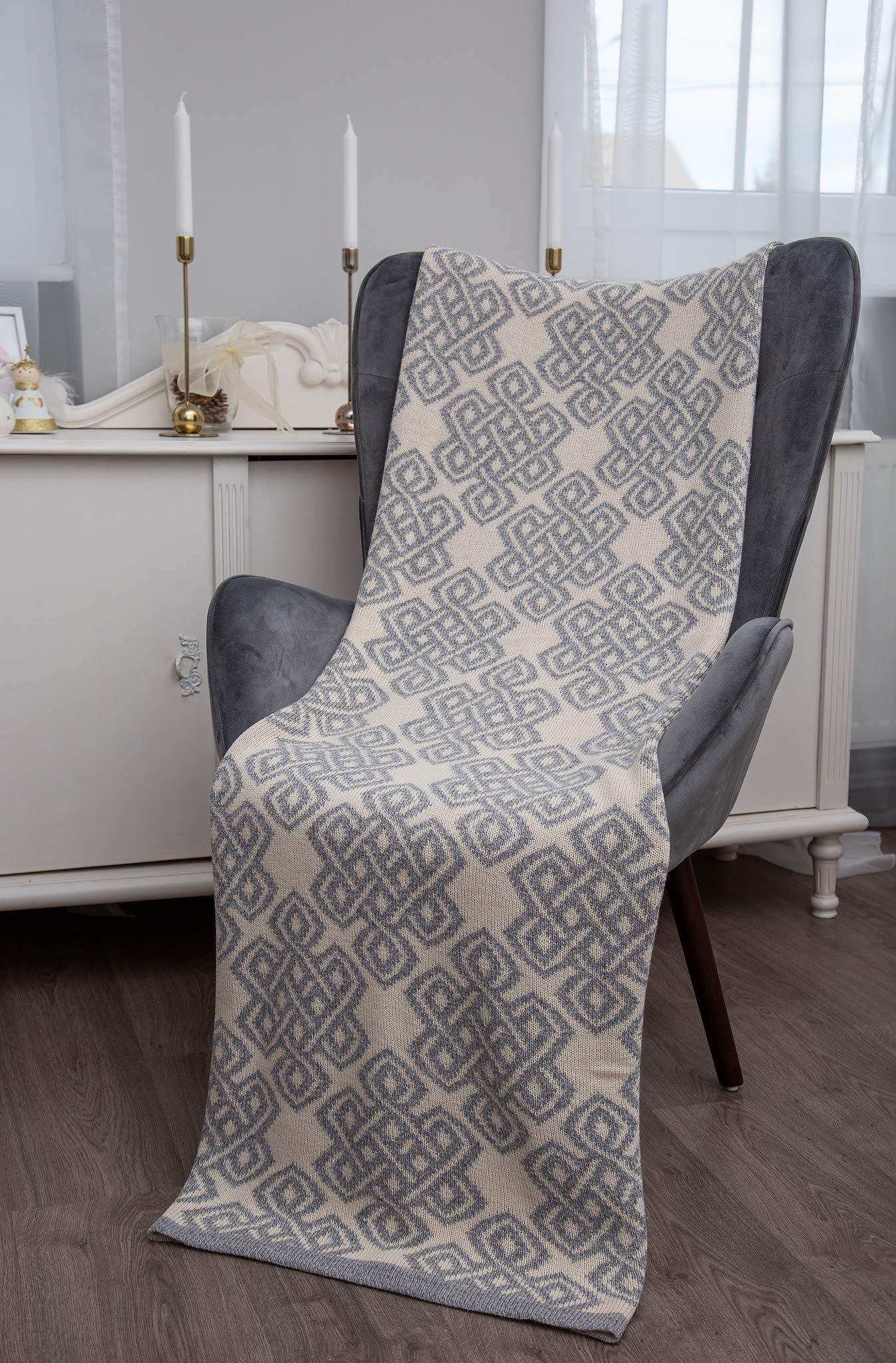Couverture irlandaise en laine douce pour vos soirées cocooning