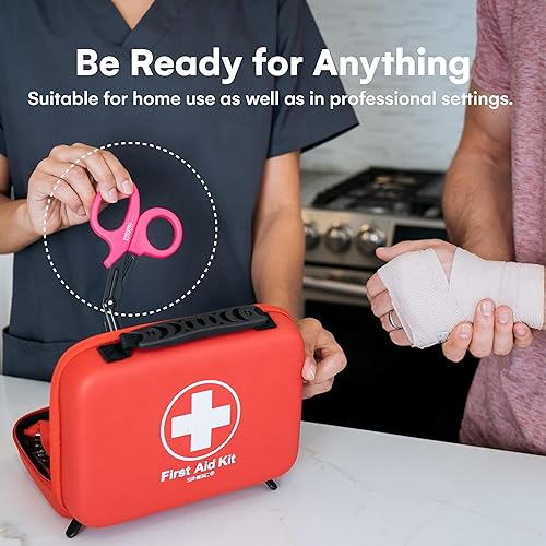 Miniatura 6 de Madison Supply - Tijeras médicas para emergencias y traumas, calidad superior