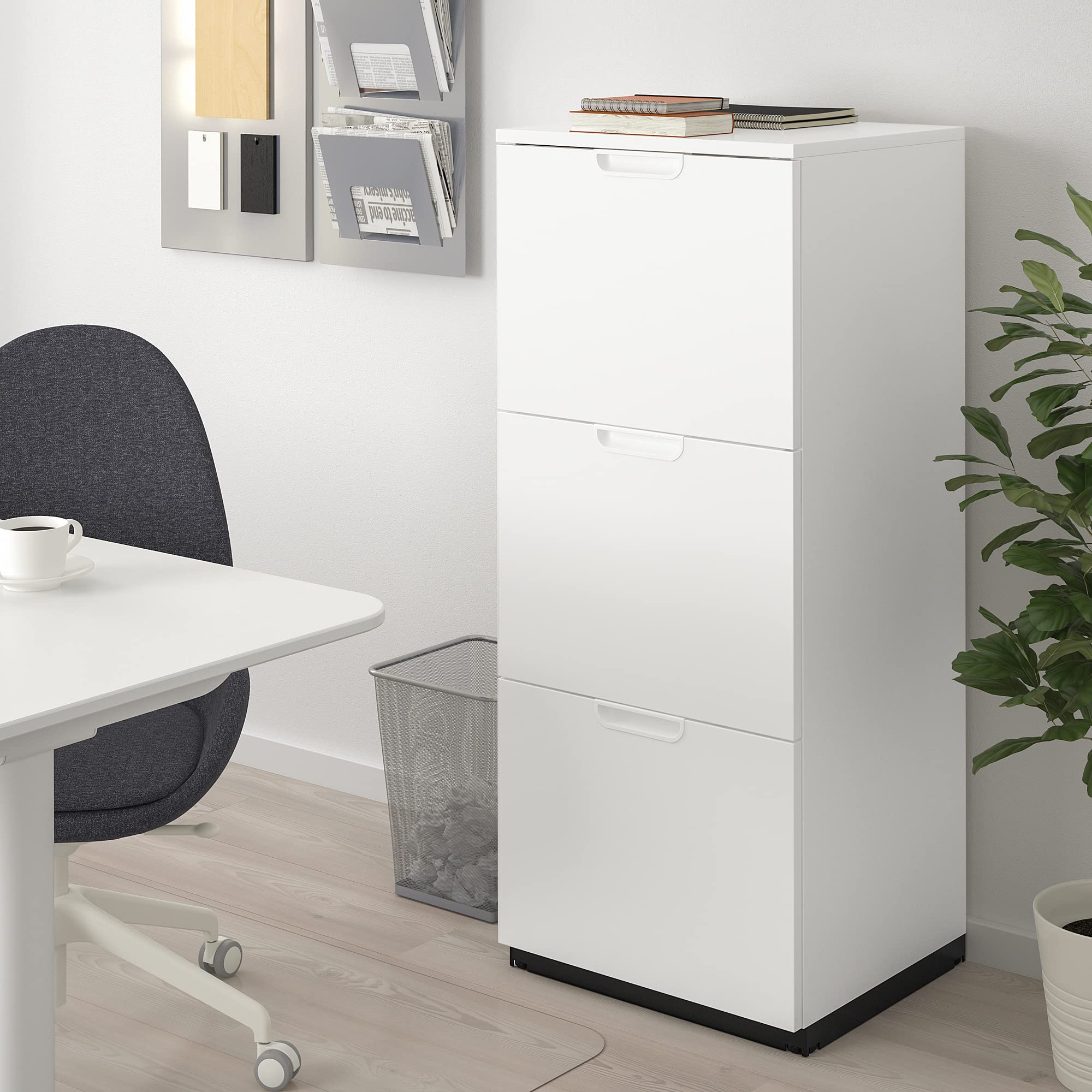 Amazon.co.jp: IKEA GALANT ファイルキャビネット 51x120cm ホワイト 
