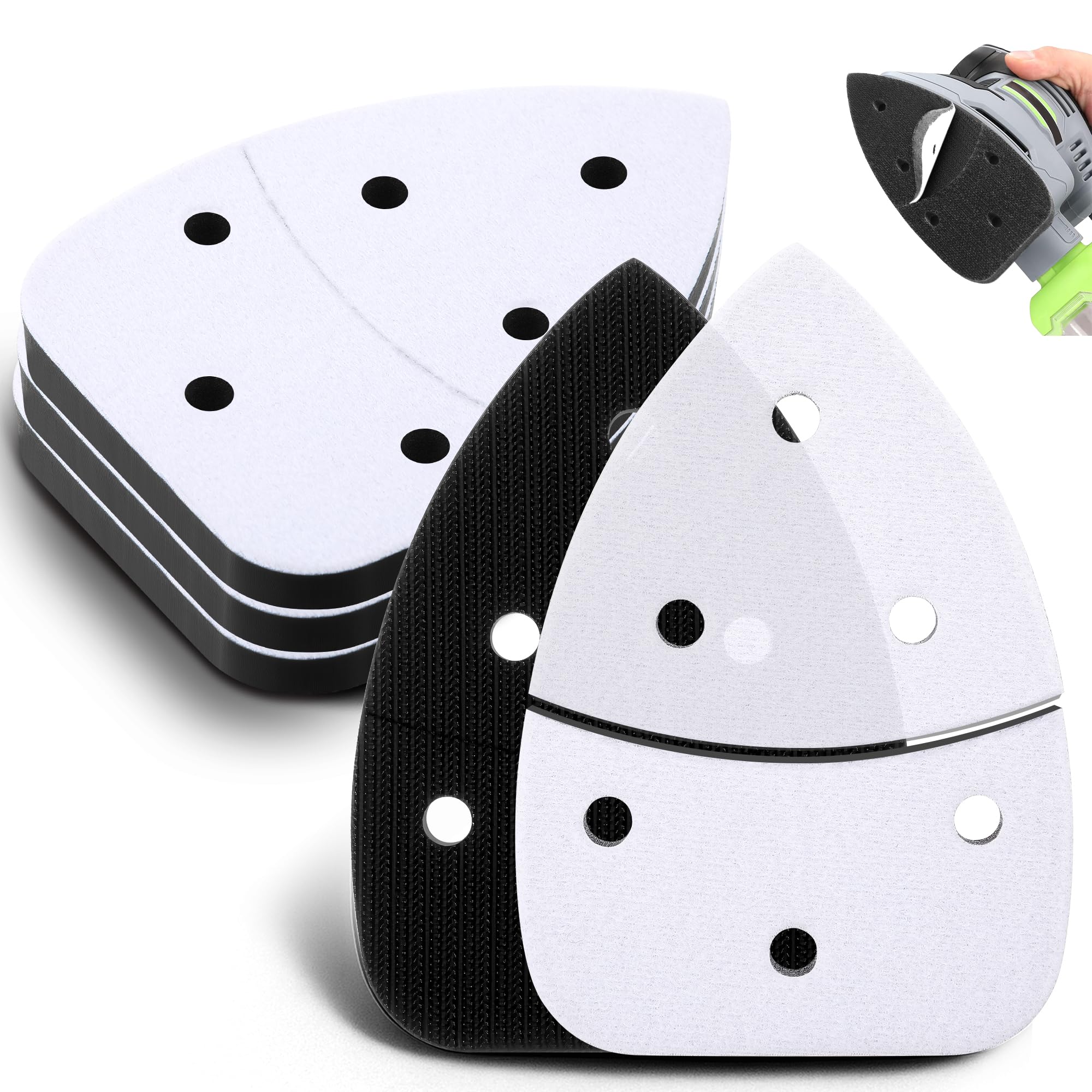 Ryobi Sanding Pads - 8 Foam Backing Pads -10