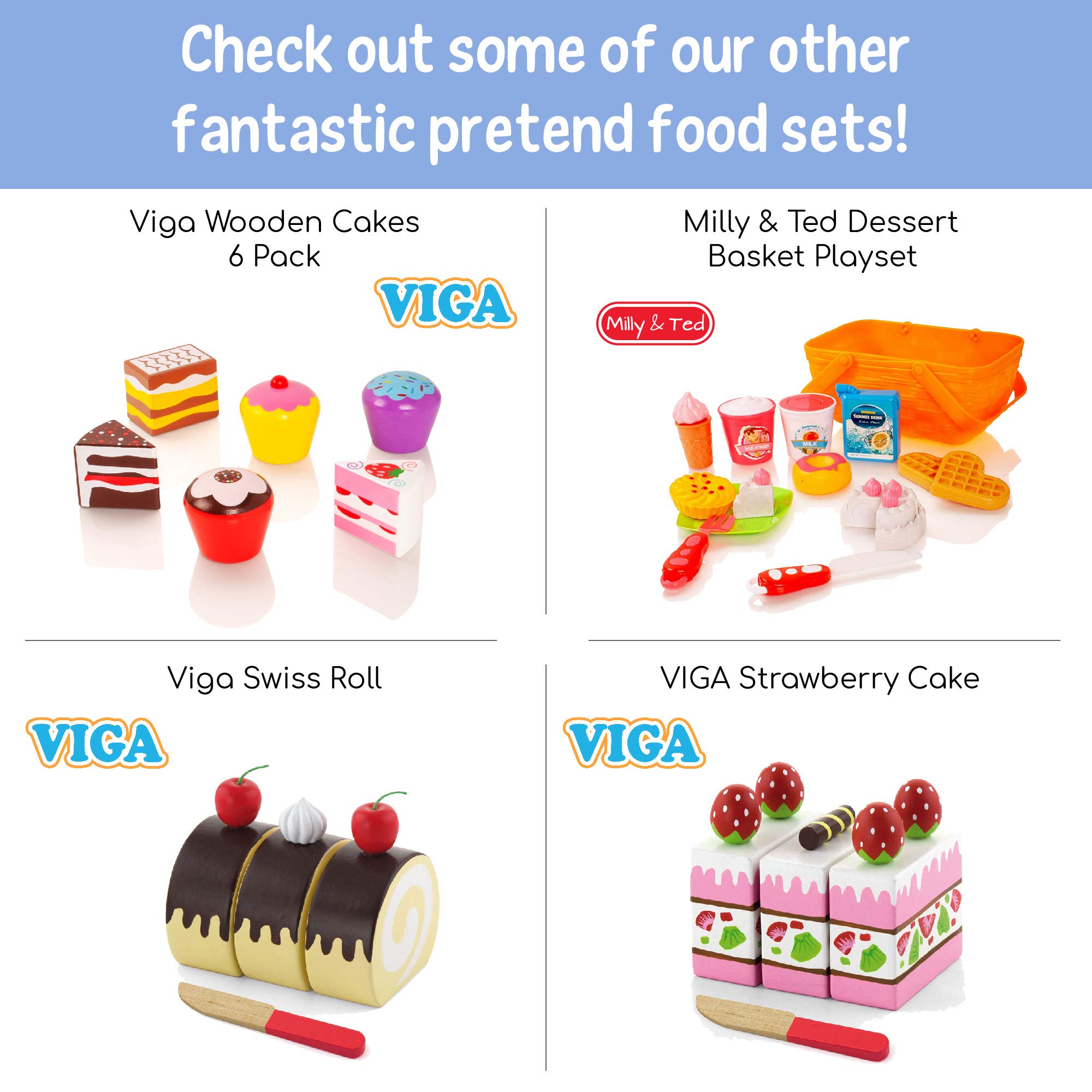 VIGA 50807 VIGA zestaw 8 ciastek z zabawkami Macaron, różne kolory, 30 x 9,7 x 5,2 cm (50807)