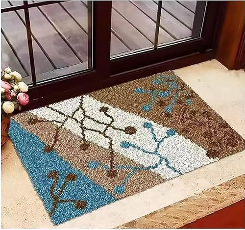 ZFFLYH Atom - Kits de gancho para adultos, alfombras de hilo de ganchillo para bricolaje, tapiz, costura, manualidades, kit de arte, patrón de