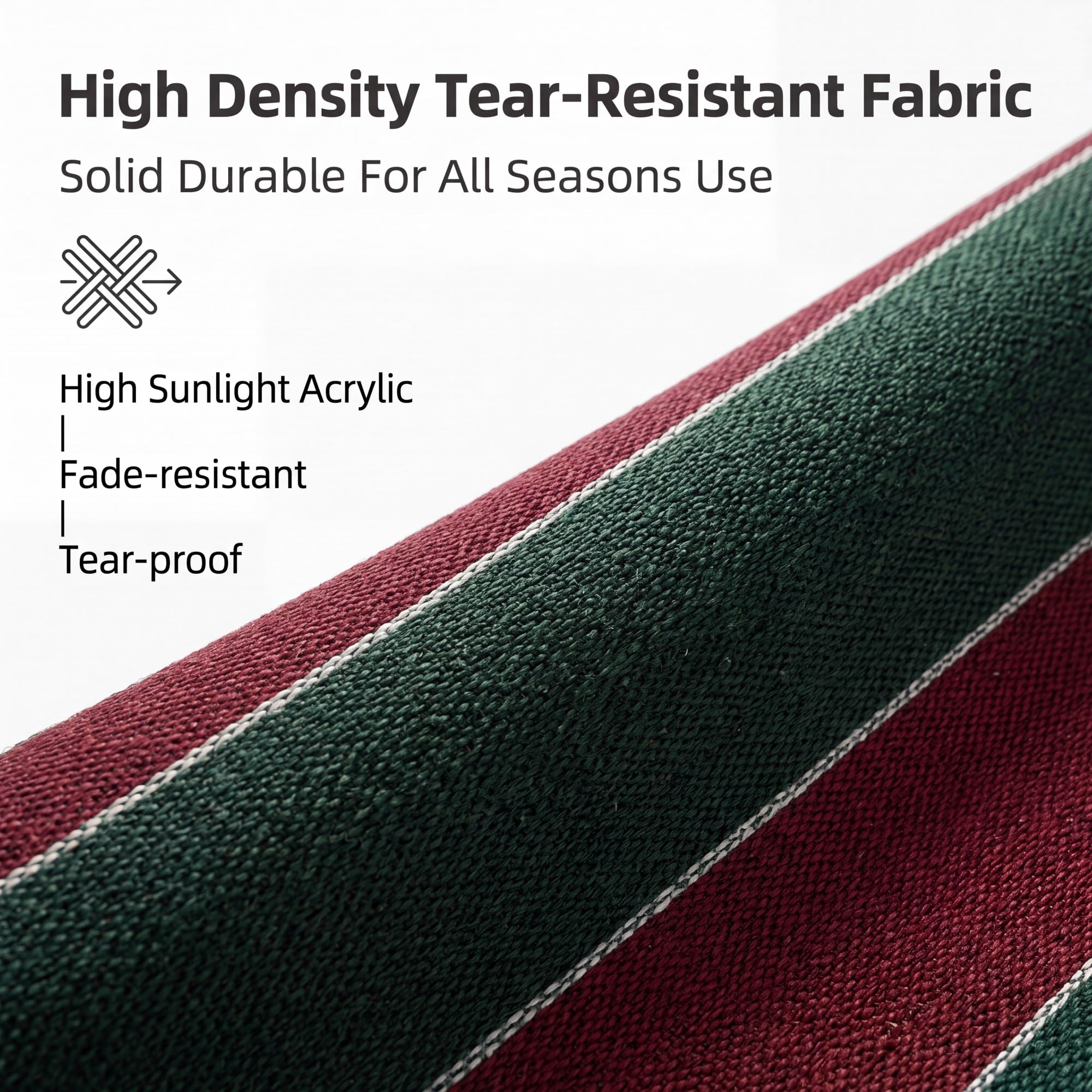 Replacement Canopy, Tela Recambio De Toldo Exterior | Toldo De Repuesto De Acrílico De 290 X 250, Impermeable Y Resistente Al Sol(D,8x6.5ft(2.4x1.98m))