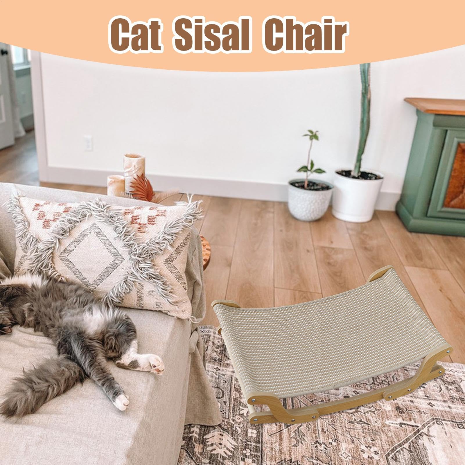 Chaise Griffoir Chat rafraîchissant pour Animal, Espace, griffoir Repos