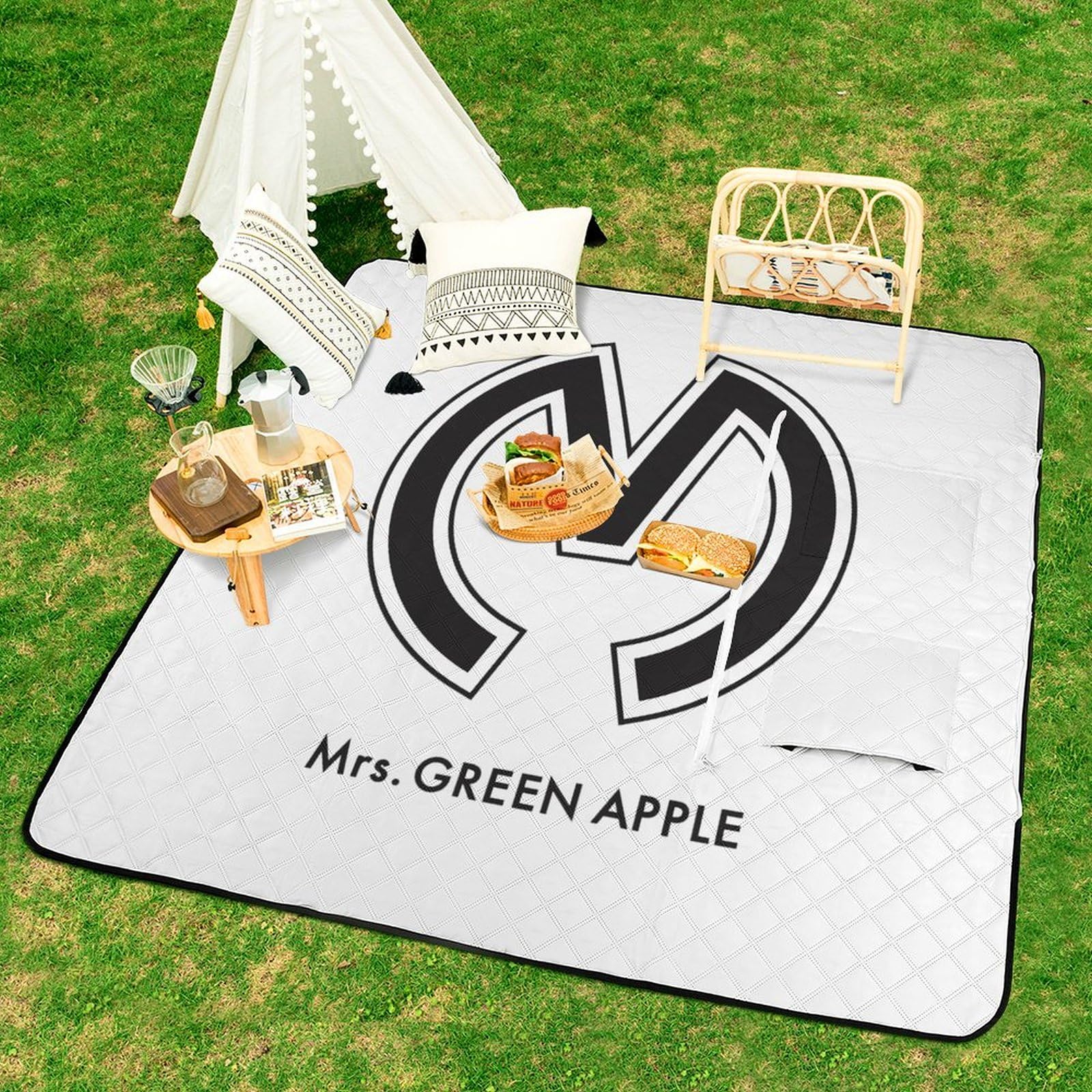 Amazon | ミセスグリーンアップル レジャーシート ピクニックマット