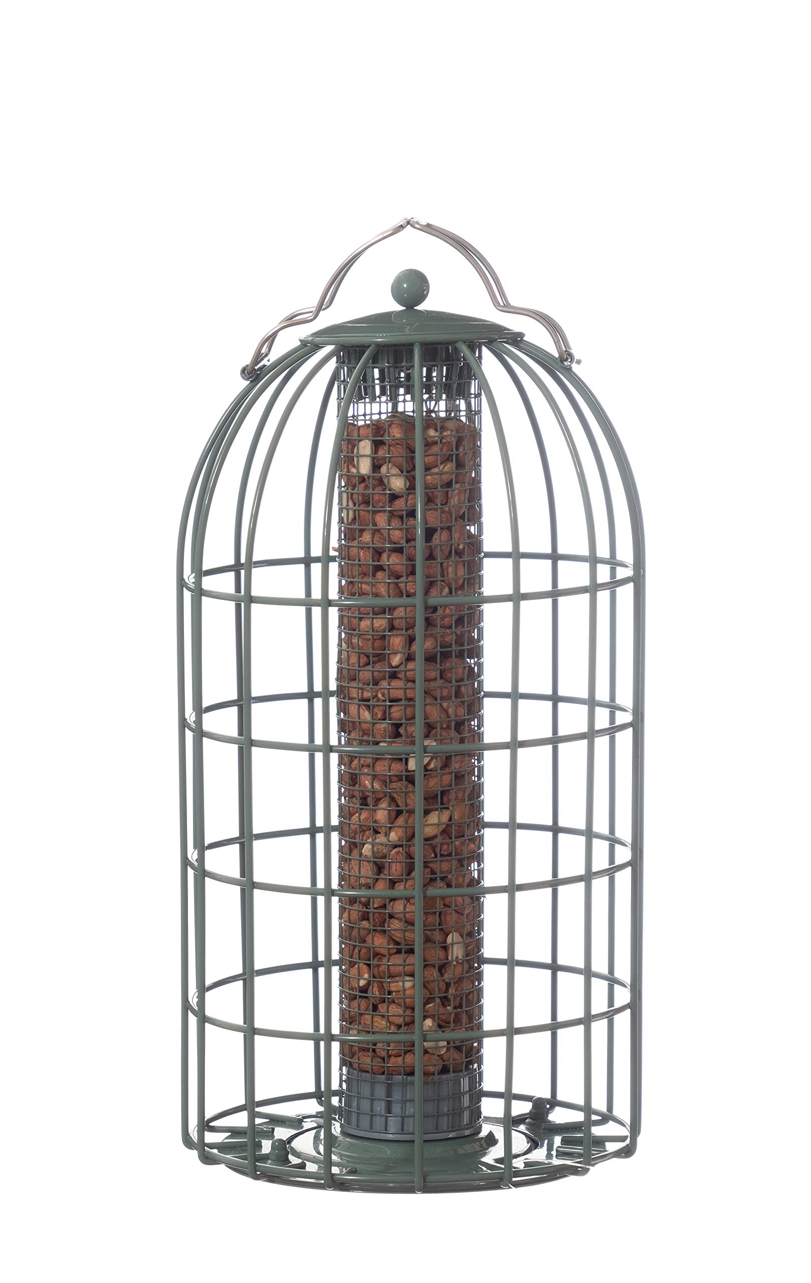 The Nuttery Original Large Wild Bird Nut Feeder ORGN03 – Squirrel & Pigeon Proof, Starling Resistant – Easy-Fill, No-Mess, Durable Hanging Caged Design for Small Birds – 10-Year Guarantee