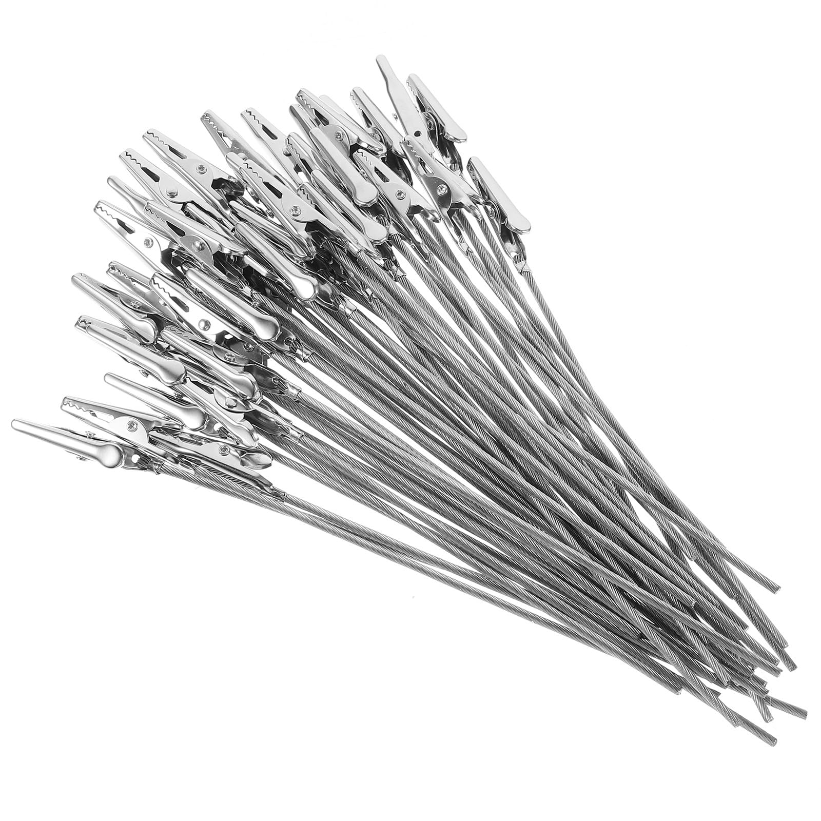 Pinzas de cocodrilo Uonlytech de acero para solucionar la falta de espacio para notas de oficina