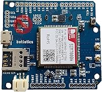 Vista 1 de SIM7000 LTE CAT-M1 NB-IoT Celular + GPS + Kit de protección de antena para Arduino (SIM7000A)