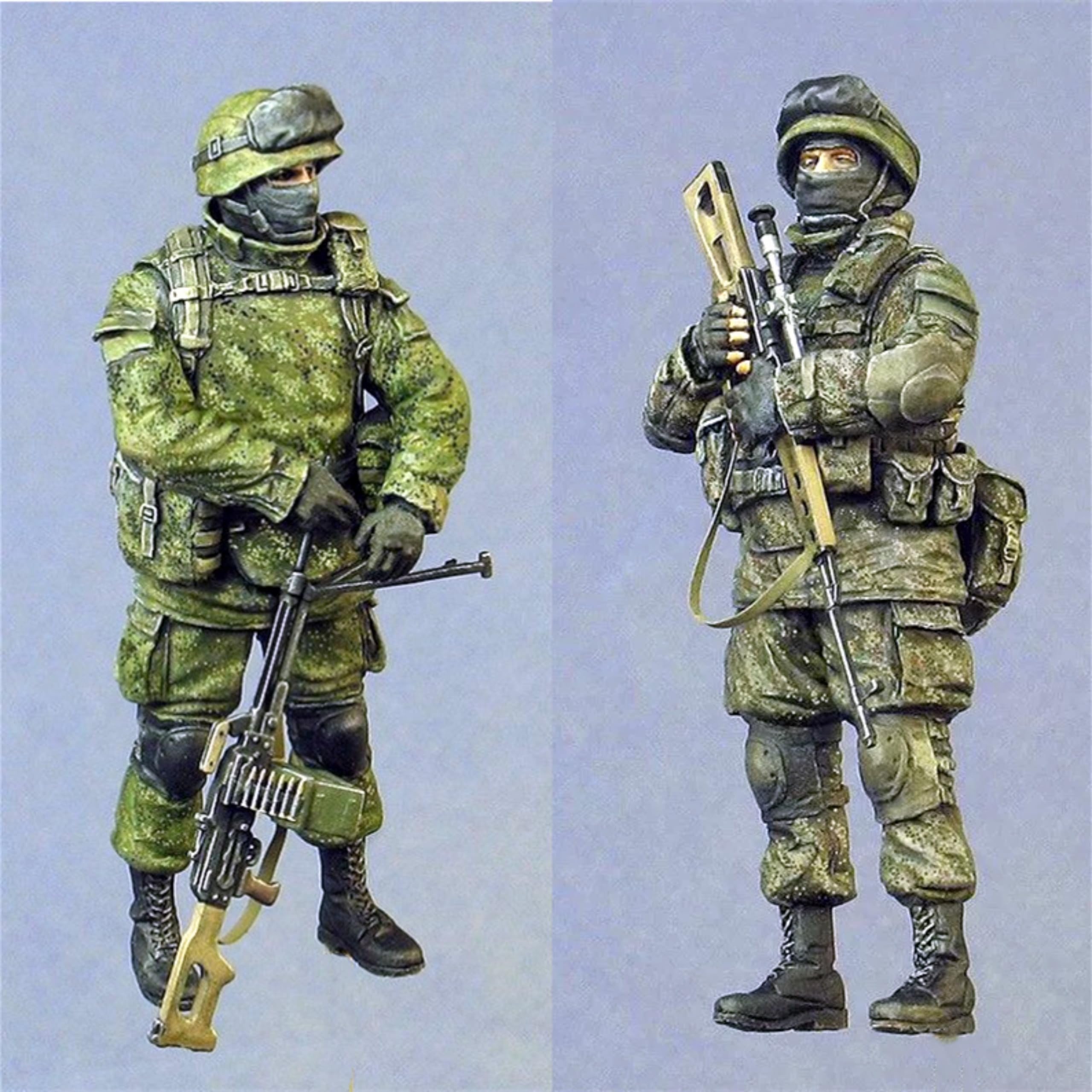 Bust Commando imprimée en 3D résine Taille 18cm (non peint