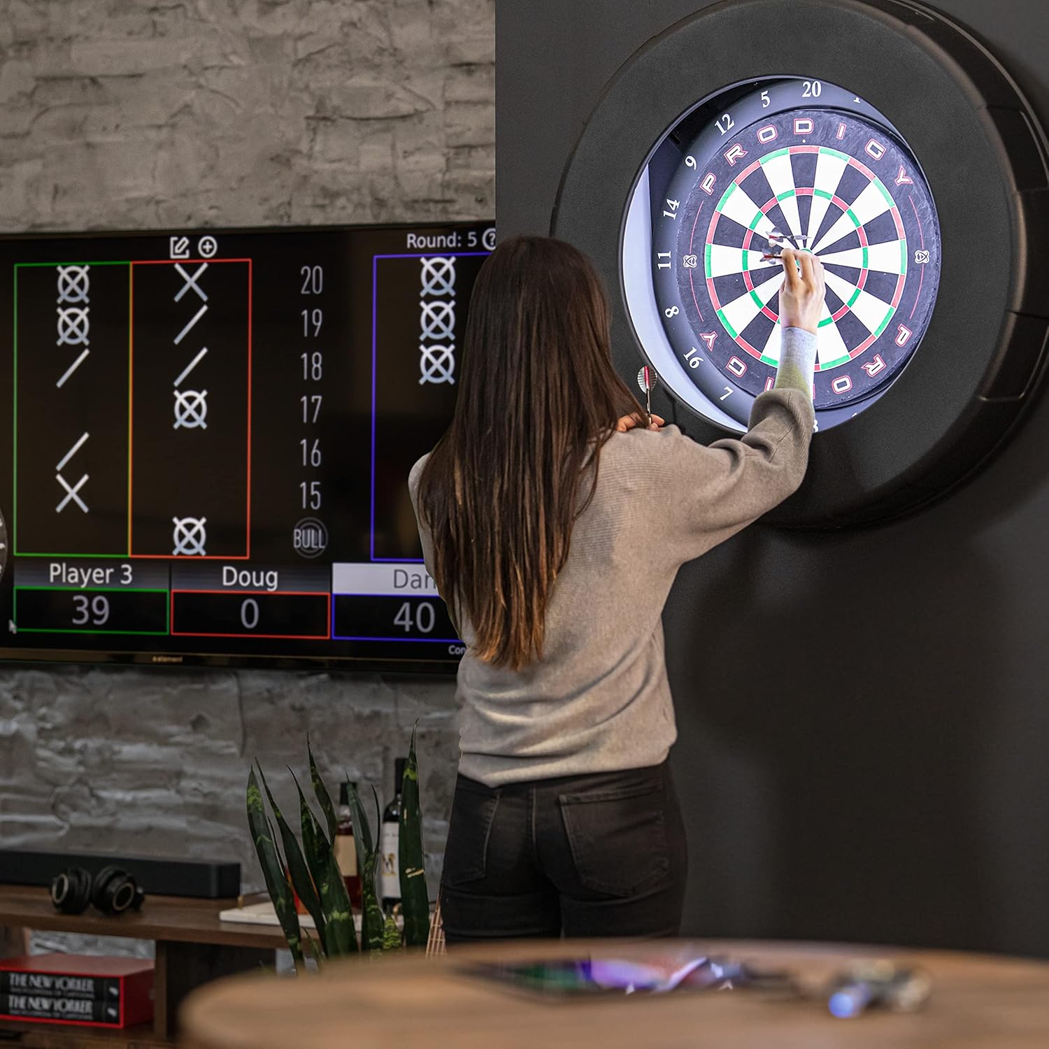 Buy Prodigy Automatic Scoring Bristle Dartboard System Automatic