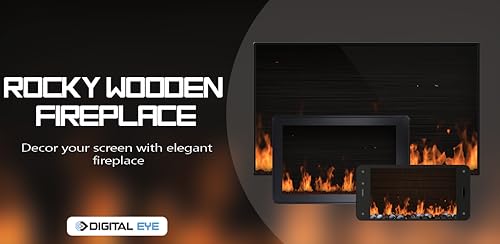 Rocky Wooden Fireplace HD - Wallpaper & Themes