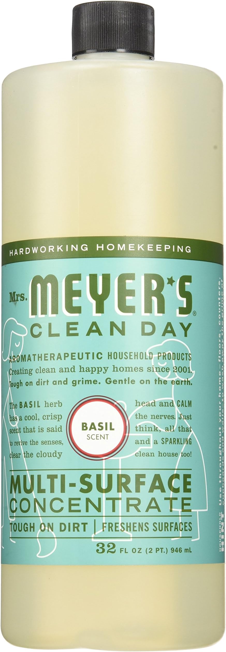 Clean Day Multi-Surface Concentrate - 32 oz - Basil