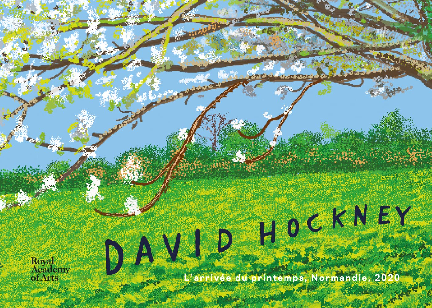 David Hockney : L´arrivée du printemps, Normandie, 2020