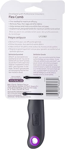 Miniatura 2 de Hartz Groomer's Best - Peine para pulgas para perros y gatos y peine con escudo natural o peluqueros mejor champú profesional