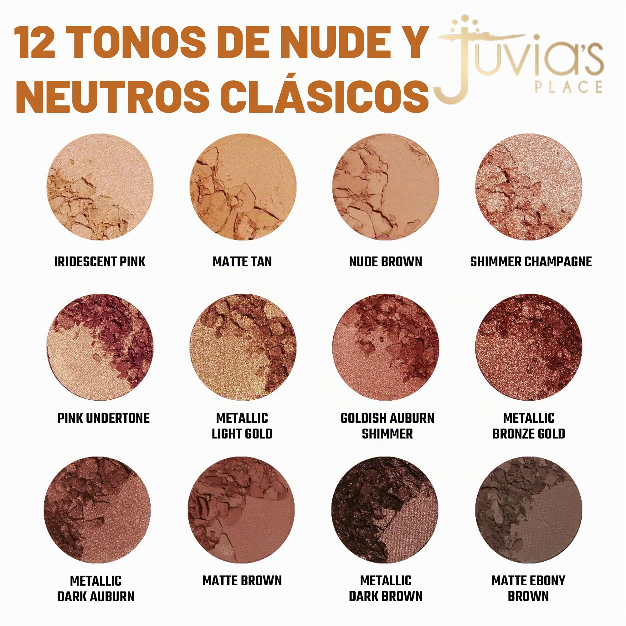 The Nubian de la paleta de sombras de ojos de Juvia's