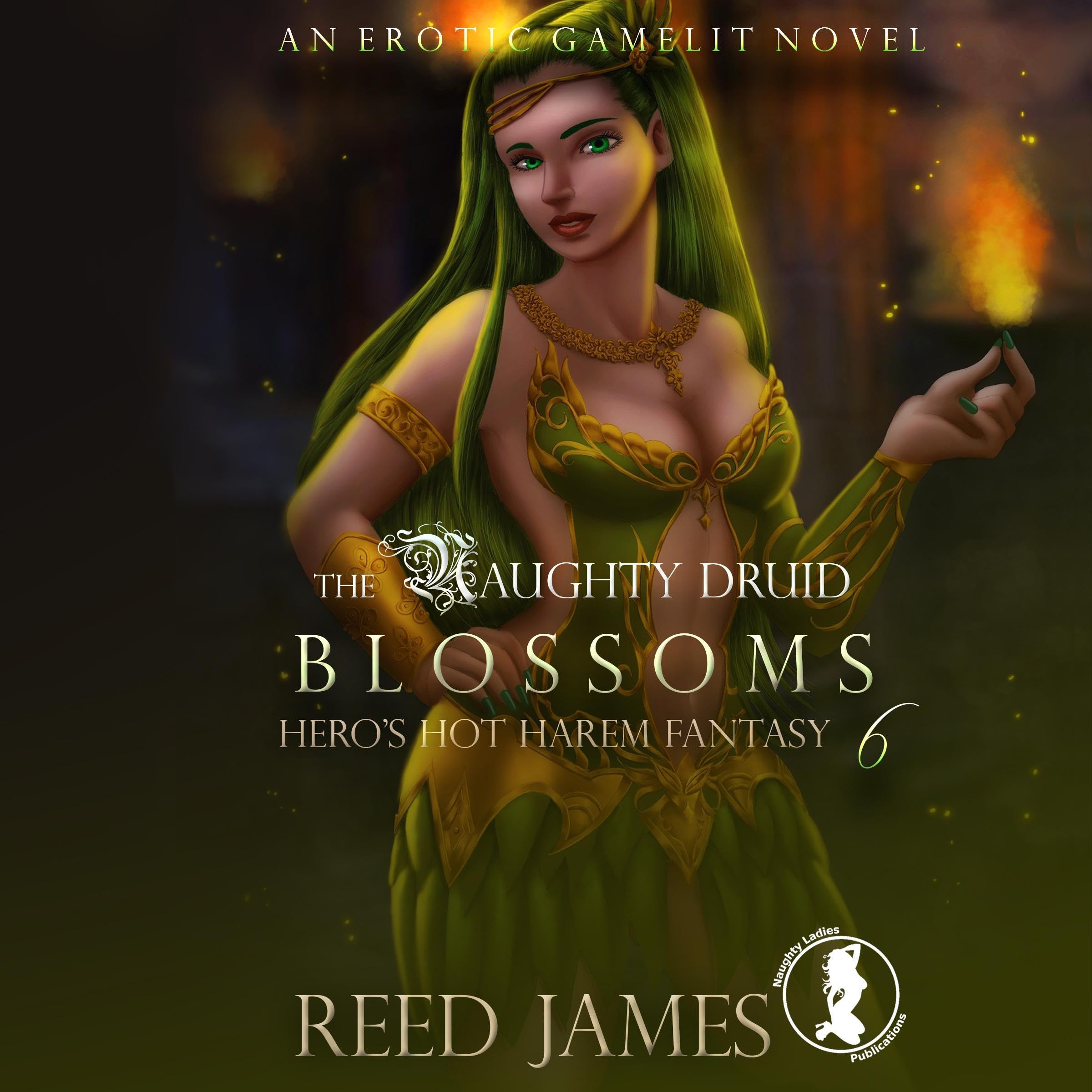 Cover art for The Naughty Druid Blossoms