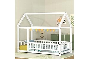 Montessori Twin Size House Floor Bed for Your Precious 1-Year-Old