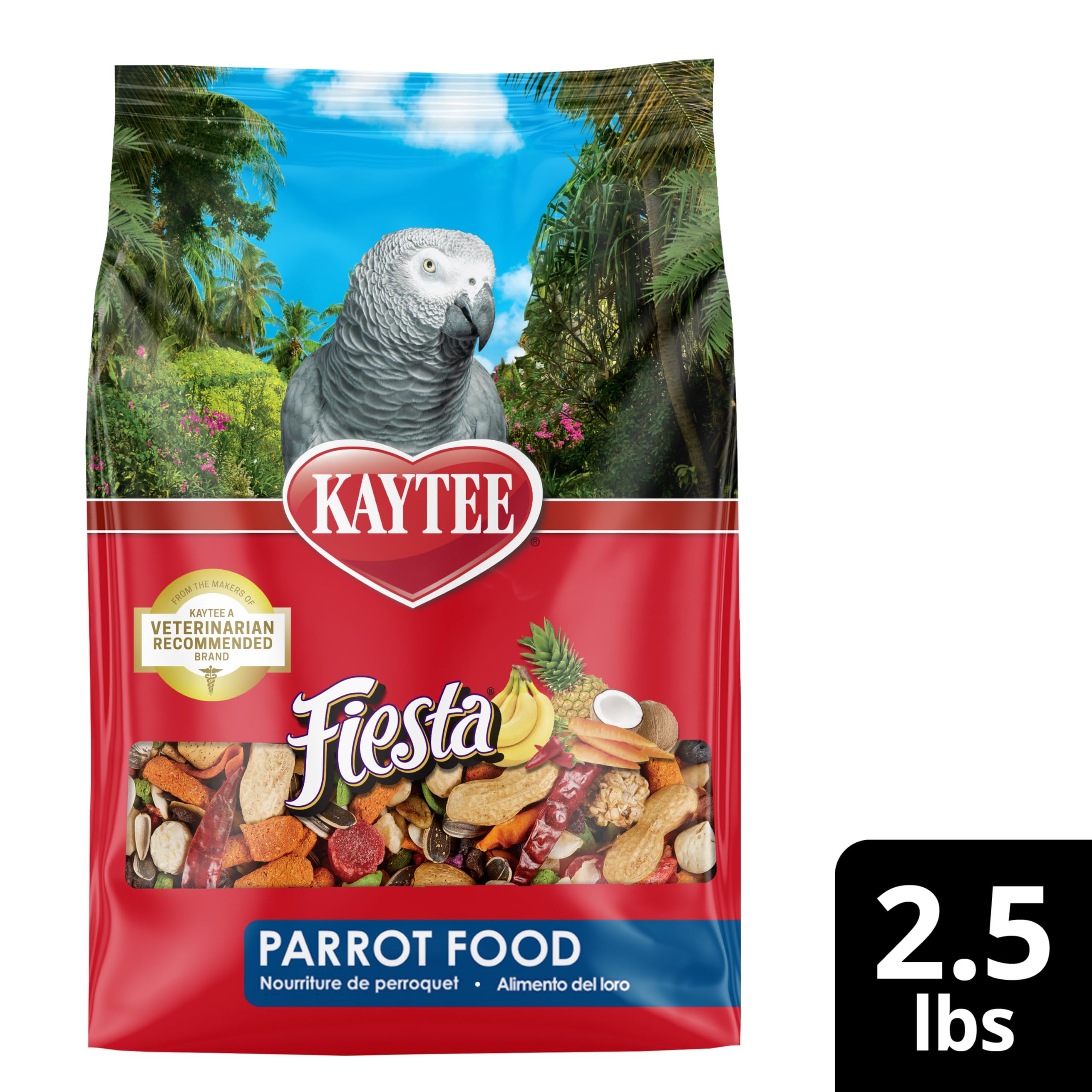 Kaytee Fiesta pájaros Comida para Loros