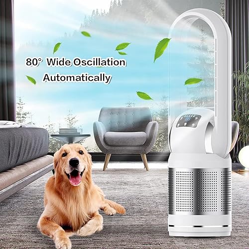 Miniatura 4 de Ventiladores de piso de pie de 35 pulgadas con ventilador silencioso remoto para Cuarto, para dormitorio, habitación, oficina en casa