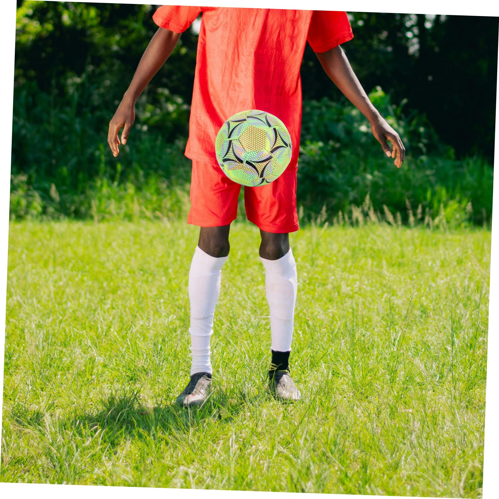Toddmomy Pelota de Fútbol de Entrenamiento para Jóvenes y Adultos Fútbol Luminiscente para y Entrenamiento Interiores y Exteriores